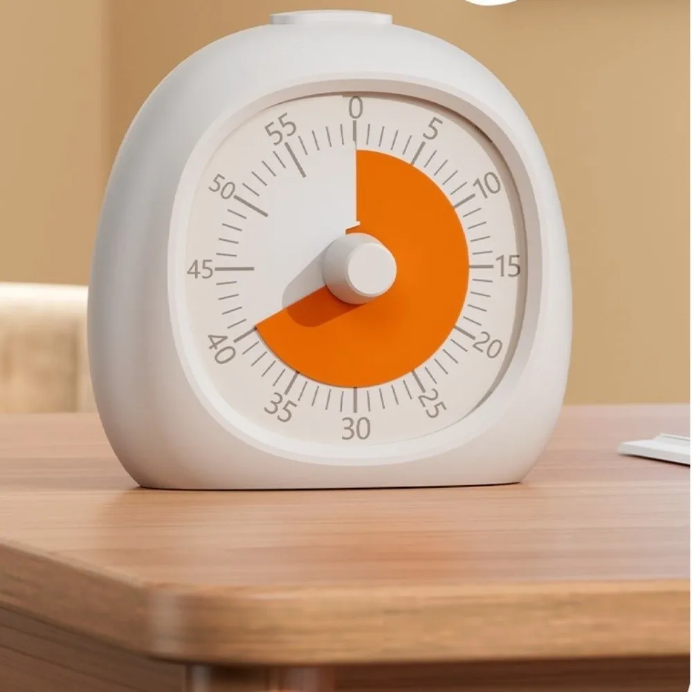 Portable Plastic Visual Timer 60 Minute Silent Countdown Timer Focus Aid Study Timer Kids Study
