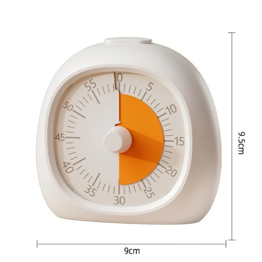 Portable Plastic Visual Timer 60 Minute Silent Countdown Timer Focus Aid Study Timer Kids Study