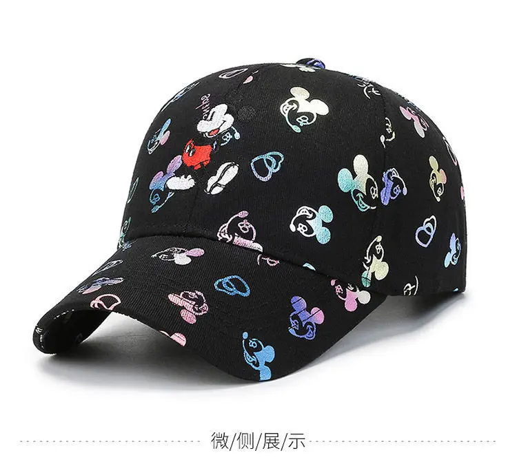 Fashion Mickey Mouse Baseball Cap Cartoon Anime Men Women Hip Hop Dad Hat Snapback Sun Visors Hat Adjustable Trucker Hats
