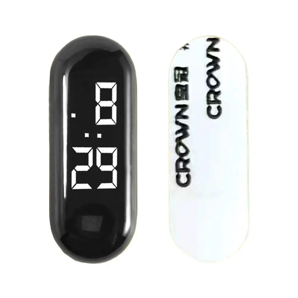 Luminous Motorcycle Car Clock Auto Internal Stick-On Mini Sport Waterproof Watch Mechanics Led Clocks Auto Ornament Accessories