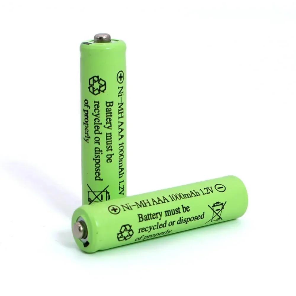 1-20PCS 1.2V 1000mAh NI-MH Rechargeable AAA Batteries Long Lasting for Remote Control Car RC Toys Solar Lights Mouse