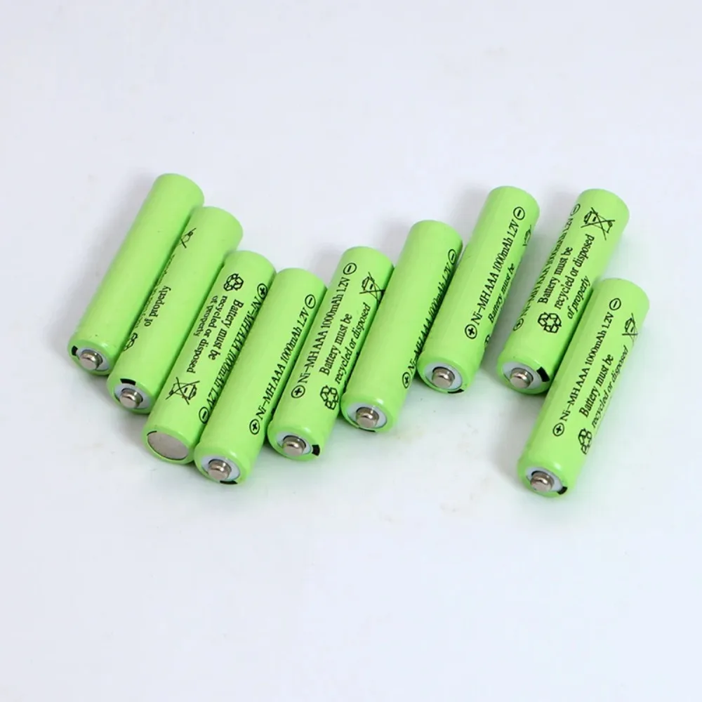 1-20PCS 1.2V 1000mAh NI-MH Rechargeable AAA Batteries Long Lasting for Remote Control Car RC Toys Solar Lights Mouse