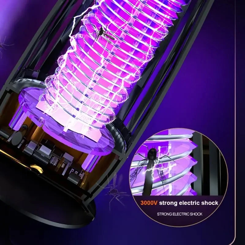 Mosquito Killer Lamp Insect Repellent Radiation Less Mute Electric Insect Trap Usb Charging Outdoor Mosquito Killer Repellent