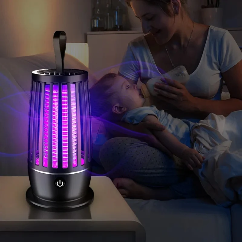 Mosquito Killer Lamp Insect Repellent Radiation Less Mute Electric Insect Trap Usb Charging Outdoor Mosquito Killer Repellent