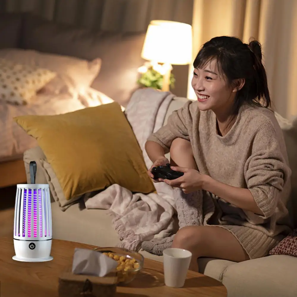 Mosquito Killer Lamp Insect Repellent Radiation Less Mute Electric Insect Trap Usb Charging Outdoor Mosquito Killer Repellent