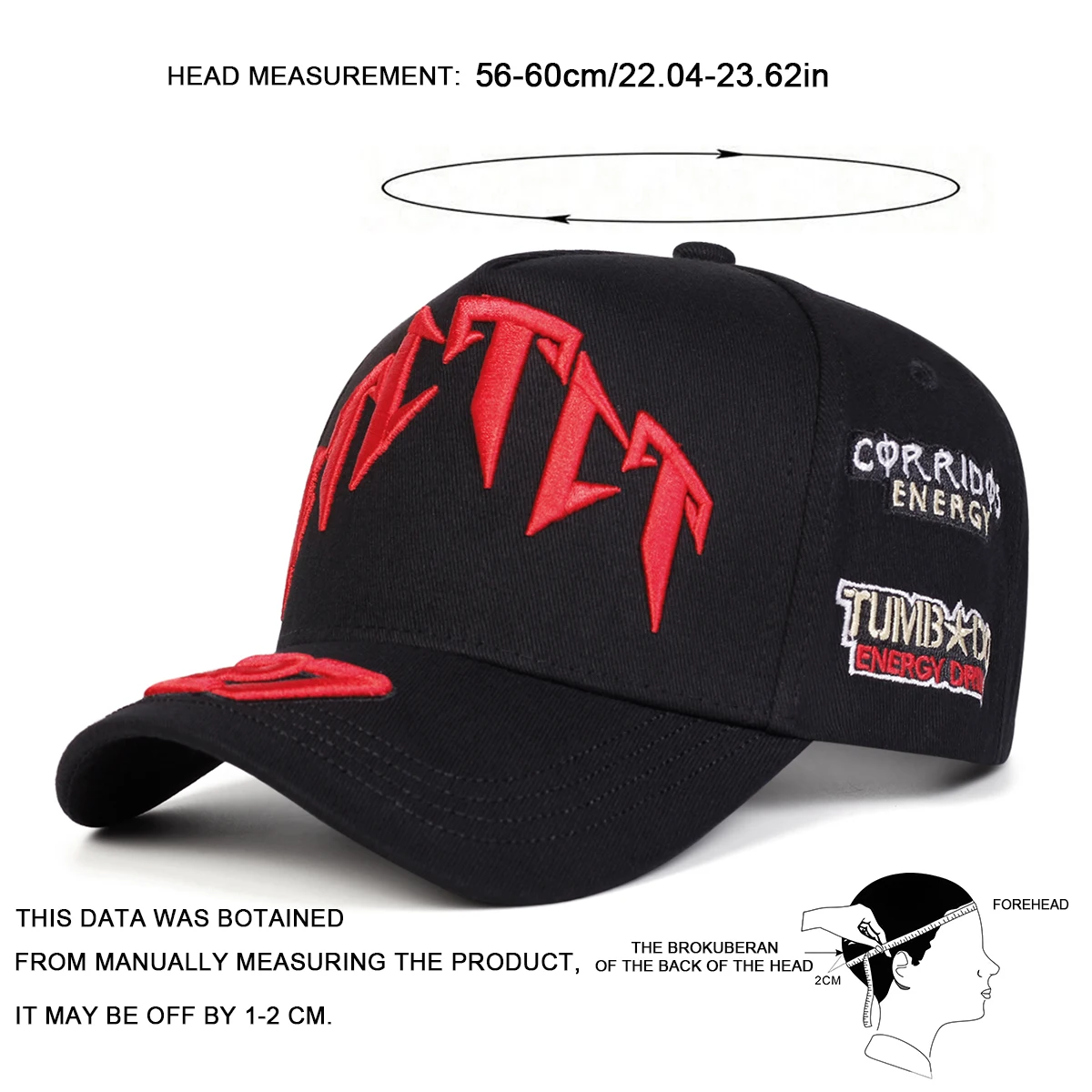 Unisex CTCTC Letter Embroidery Baseball Caps Spring Autumn Outdoor Adjustable Casual Hats Sunscreen Hat Sports Cap