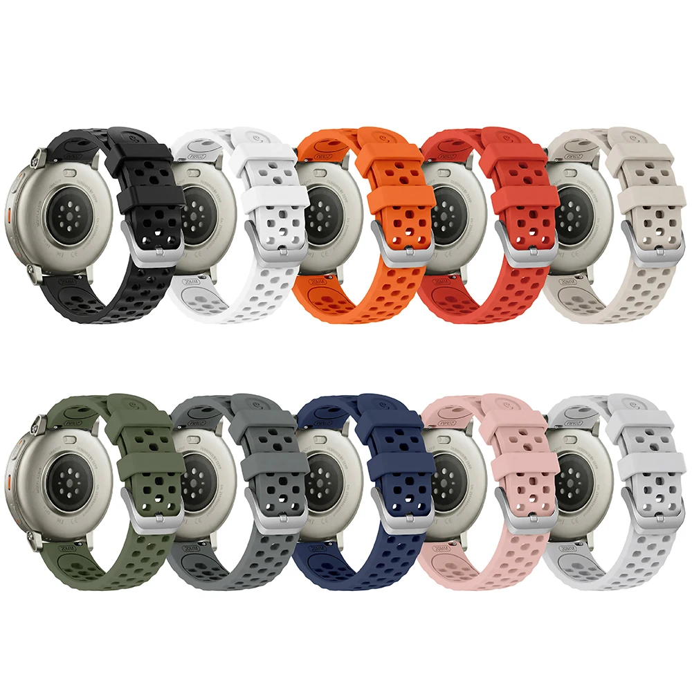 Silicone Strap For Amazfit Active 3 Premium Original Sport Bracelet Intelligent Correa Active 3 Premium Watchband Accessories