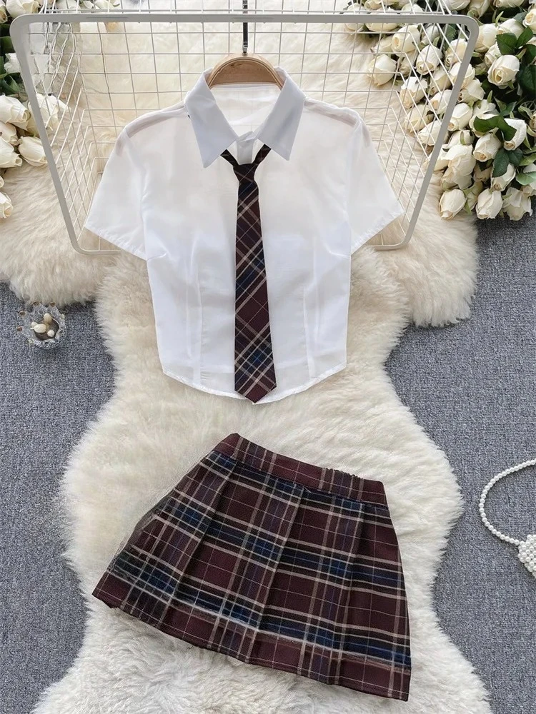 Women's Sexy Bow Lace-Up Sensual Dress Set Fashion Uniform - Trendy Comfortable Dress Ensemble for Adults New