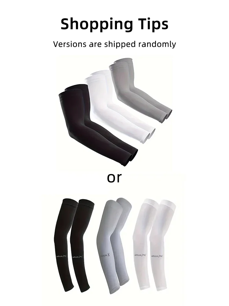 3-Pack Cooling Sun Arm Sleeves, UV Protection Breathable Arm Covers for Outdoor Sports, Cycling Running Mountaineering