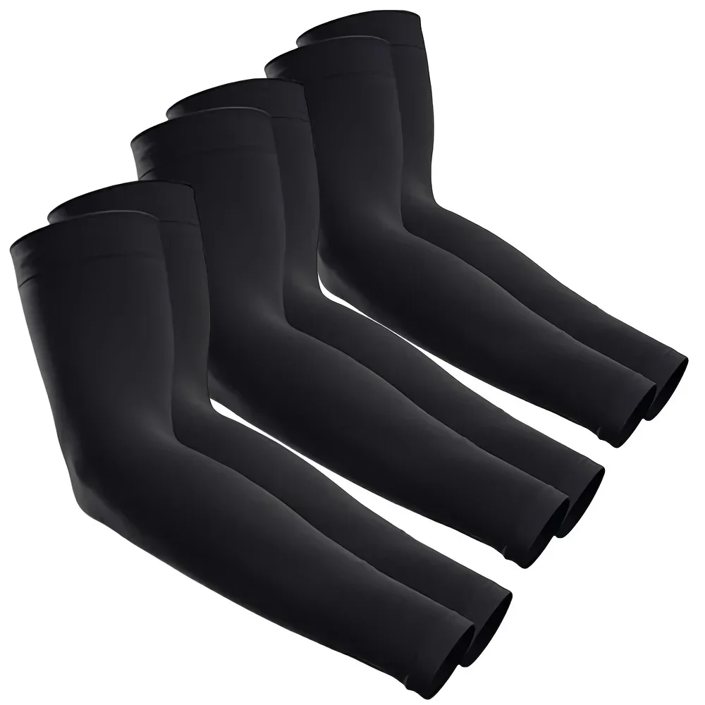 3-Pack Cooling Sun Arm Sleeves, UV Protection Breathable Arm Covers for Outdoor Sports, Cycling Running Mountaineering
