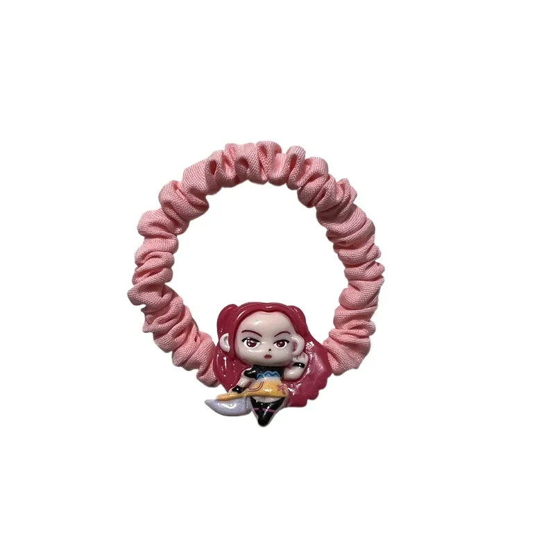 Hot Sell Cartoon Demon Theme Hair Ties, Cute Hair Ropes Set for Women Girls, High Elastic Ponytail Holder Hair Accessories Gift
