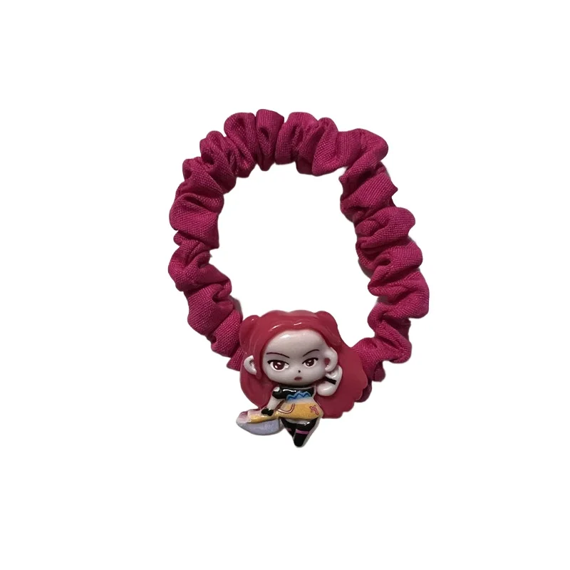 Hot Sell Cartoon Demon Theme Hair Ties, Cute Hair Ropes Set for Women Girls, High Elastic Ponytail Holder Hair Accessories Gift