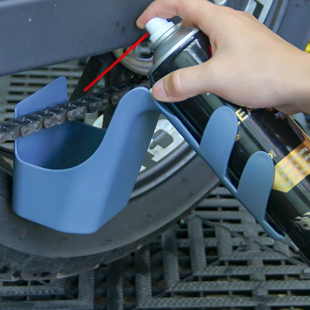 Motorcycle and Bicycle Oil Stain Storage Tool Box Chain Cleaning Agent Chain Oil Anti Splashing Tool Set