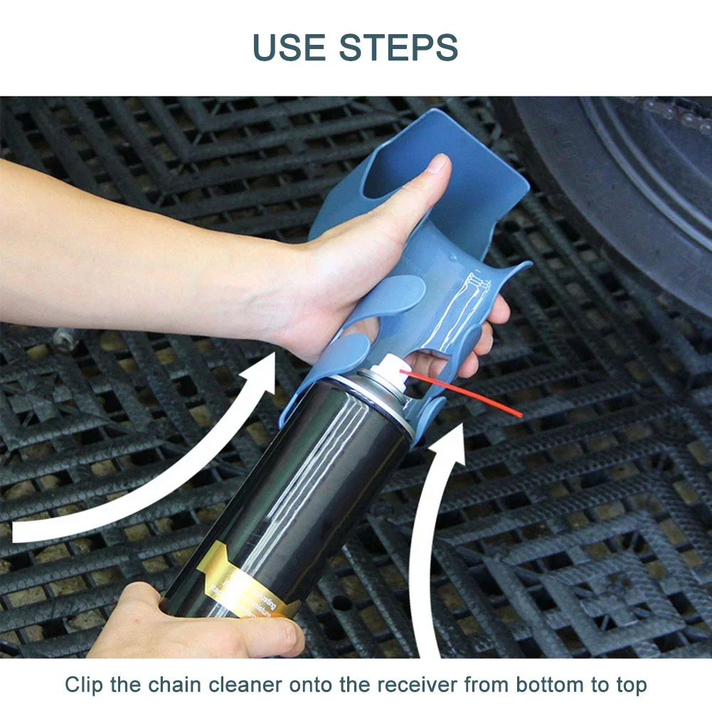Motorcycle and Bicycle Oil Stain Storage Tool Box Chain Cleaning Agent Chain Oil Anti Splashing Tool Set