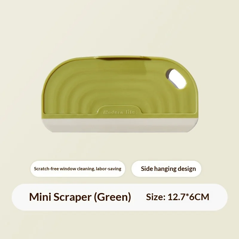 Non-Scratch Soft Silicone Handy Squeegee Kitchen Sink Countertop Squeegee Window Mirror Water Wiper Clean Scraping Film Scraper