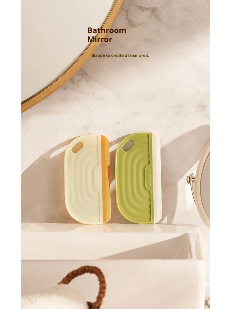 Non-Scratch Soft Silicone Handy Squeegee Kitchen Sink Countertop Squeegee Window Mirror Water Wiper Clean Scraping Film Scraper