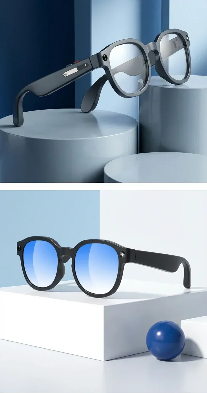 Lenovo AI Smart Glasses 8MP 4K HD Camera Shooting Image Listening To Music Conversation AI Translation Smart Glasses 2026 New