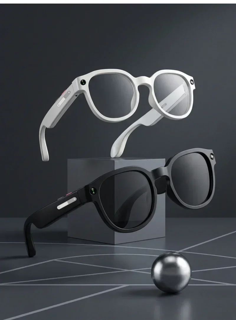 Lenovo AI Smart Glasses 8MP 4K HD Camera Shooting Image Listening To Music Conversation AI Translation Smart Glasses 2026 New