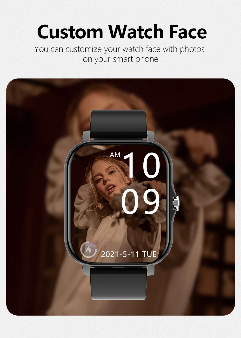 New Smart Watch Android IOS Phone 1.44‘’ Color Screen Bluetooth Call Blood Oxygen/Pressure Monitoring Smart Watch Women Men ht30