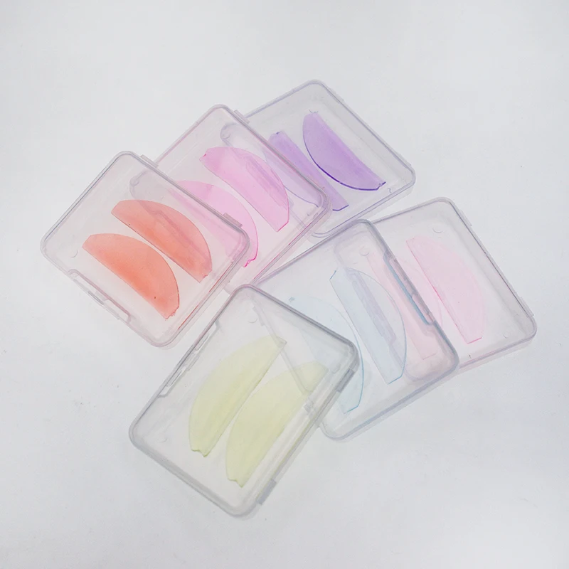 9 Color Ultra Thin Silicone Eyelash Perm Pads Lashes Rods Shield Lifting 3D Eyelash Curler Accessories Applicator Makeup Tool