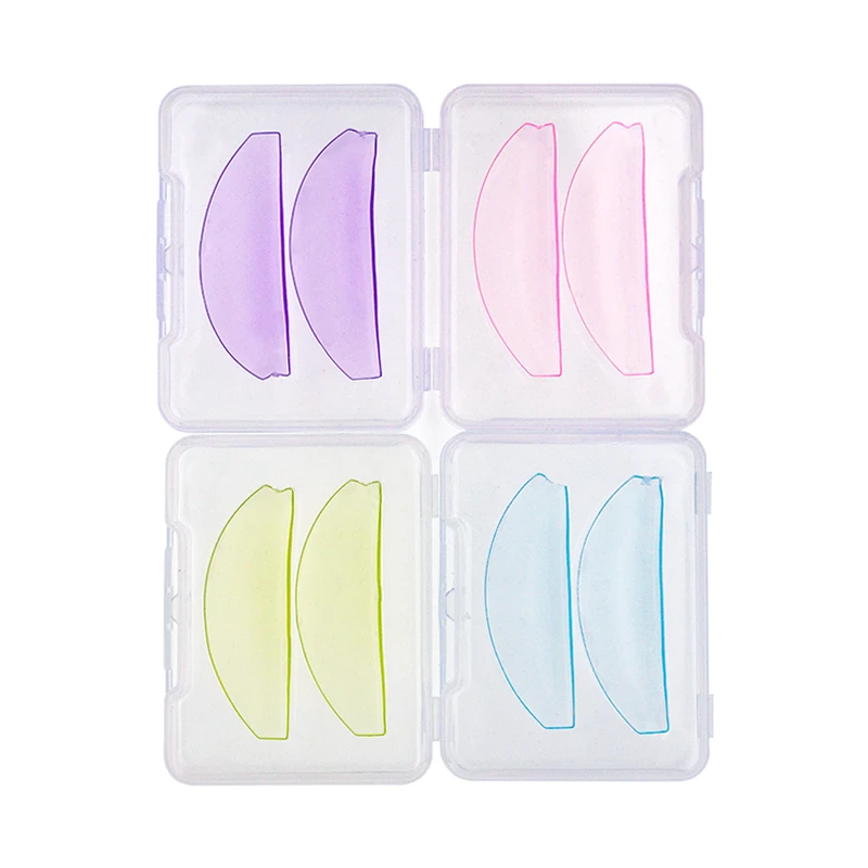 9 Color Ultra Thin Silicone Eyelash Perm Pads Lashes Rods Shield Lifting 3D Eyelash Curler Accessories Applicator Makeup Tool