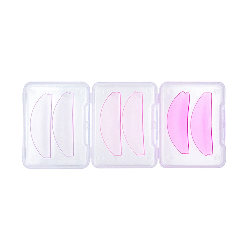 9 Color Ultra Thin Silicone Eyelash Perm Pads Lashes Rods Shield Lifting 3D Eyelash Curler Accessories Applicator Makeup Tool