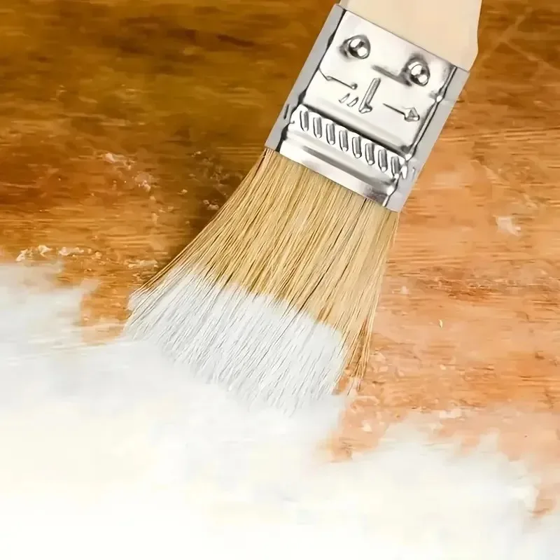 1/5/10/12/20/24 Pig Mane Brushes Suitable for Art Handicrafts Plastering Painting Glue Application Wooden Handles Brushes Brushe