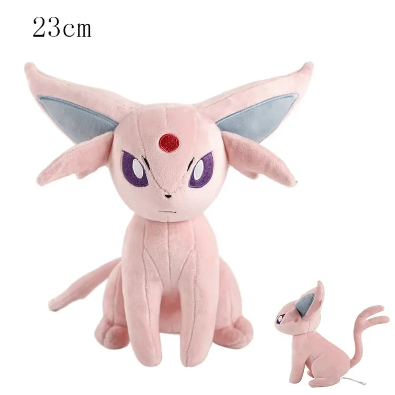 10“ Cartoon Pokemon Soft Plush Dolls Cute Anime Stuffed Toys Pikachu Gengar Espeon Glaceon Umbreon Lovely Gift