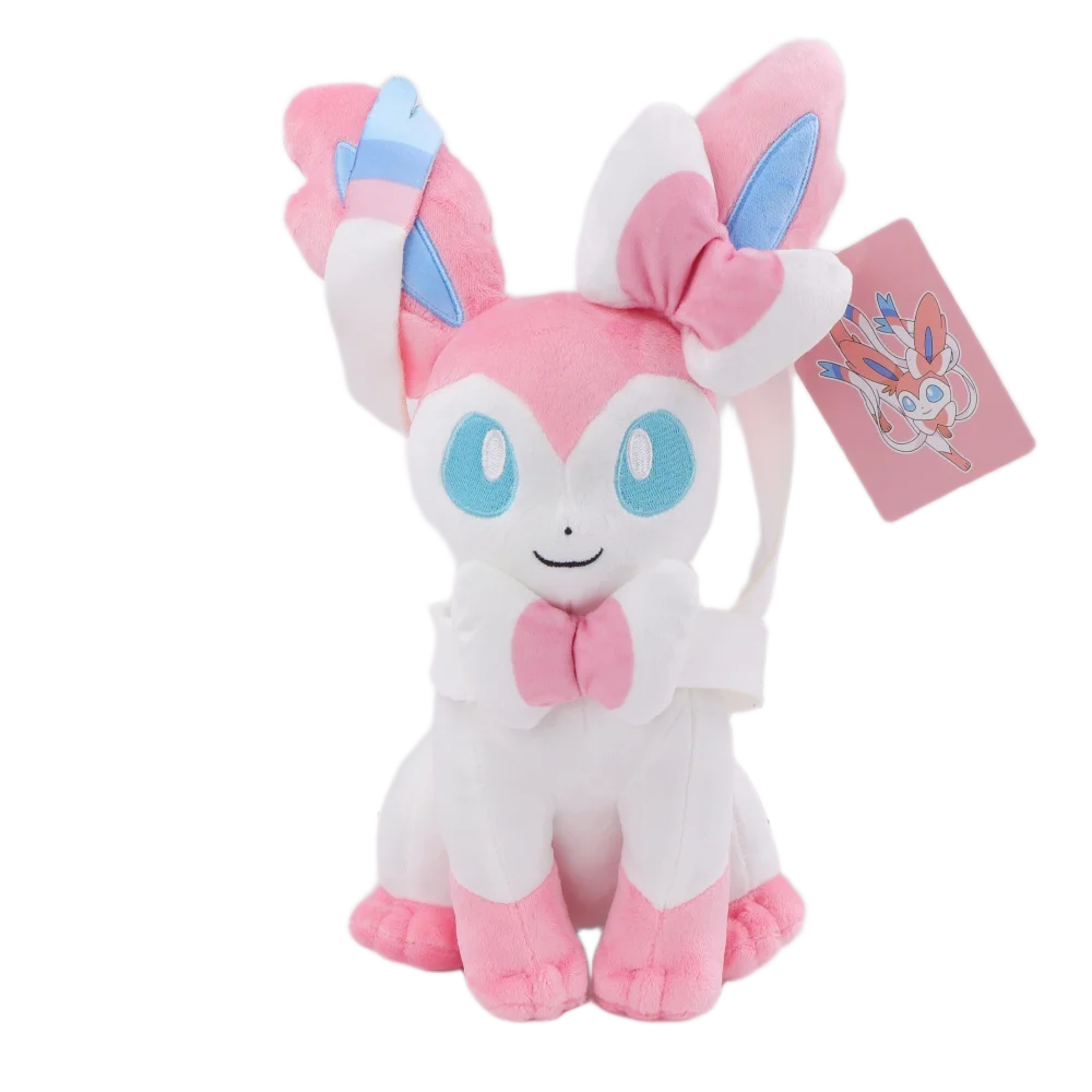 10“ Cartoon Pokemon Soft Plush Dolls Cute Anime Stuffed Toys Pikachu Gengar Espeon Glaceon Umbreon Lovely Gift
