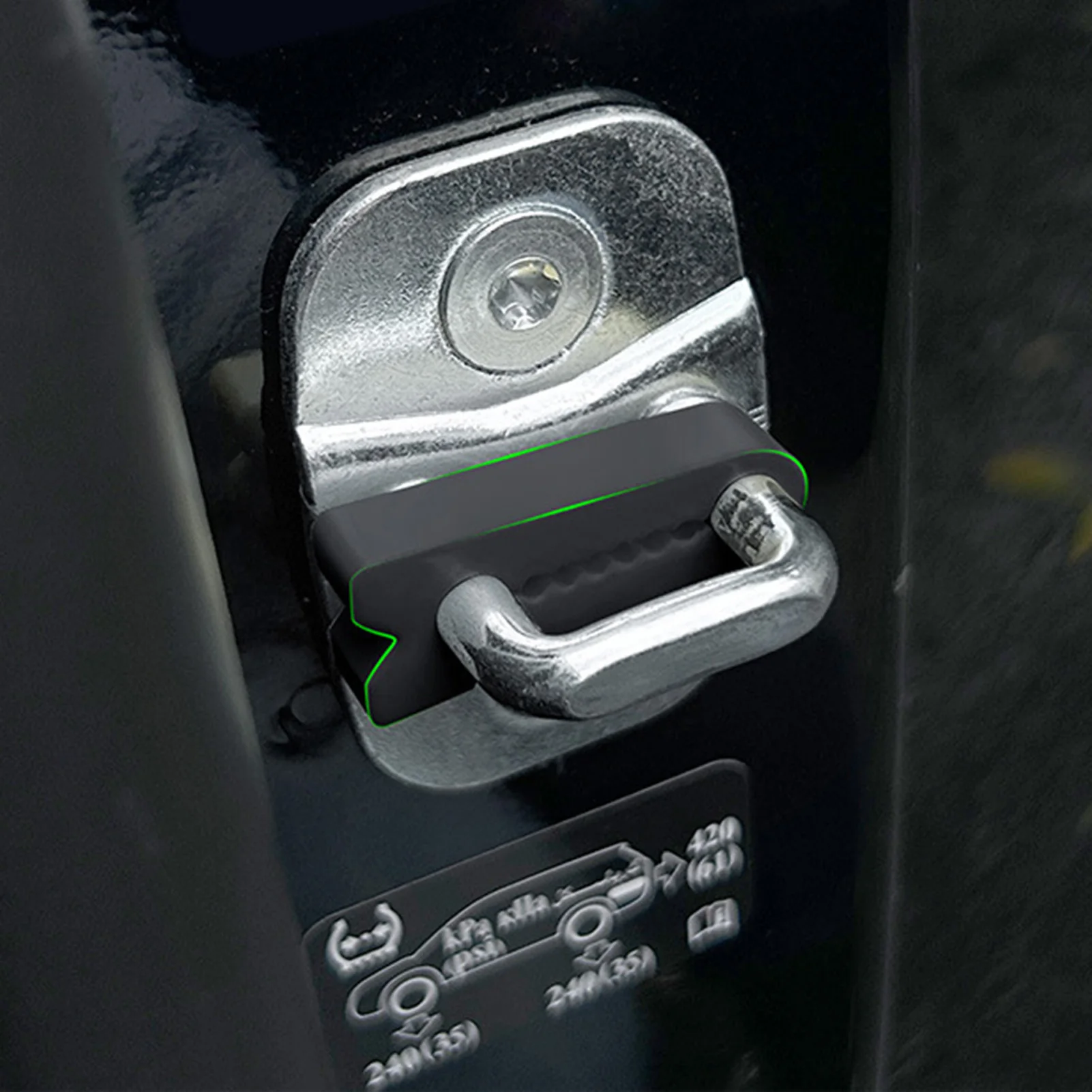 Car Anti Collision Strip Thickened Door Buffer Pad Shock Absorbing Rubber Strip For Car Door Protective Styling Mouldings
