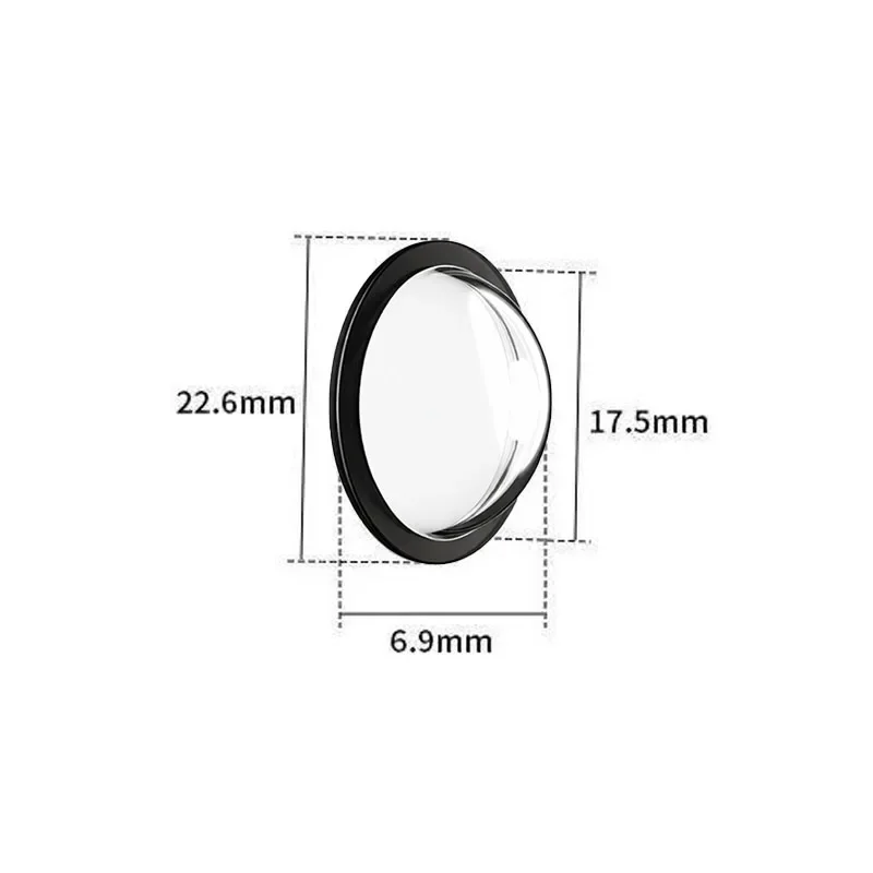 Universal Car Camera Lens Protector 2PCS Rear View Backup Camera Cover 360° Camera Protection Anti Scratch Waterproof
