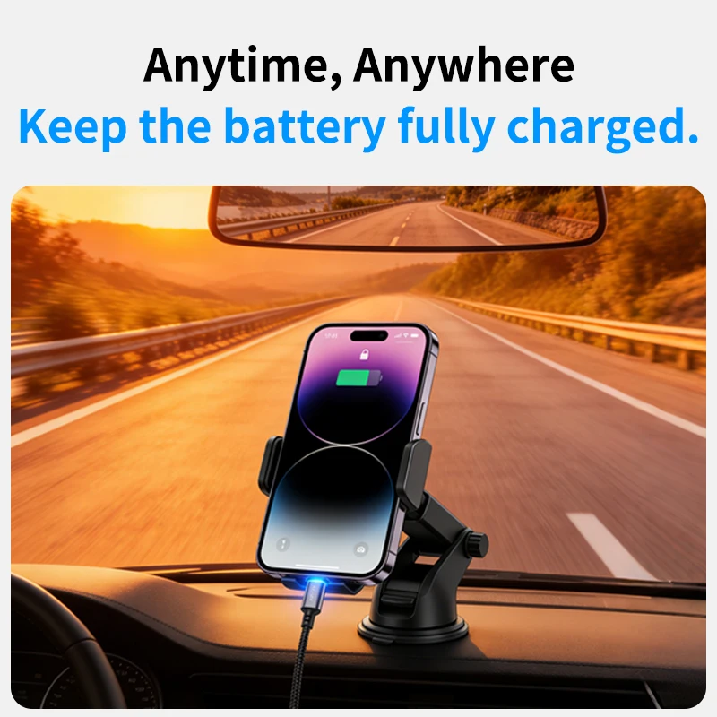 Universal Car Phone Charger USB Type-C 30W USB Quick Charging Adapter GPS Locator Tracker For IOS or Android System Find Hub App