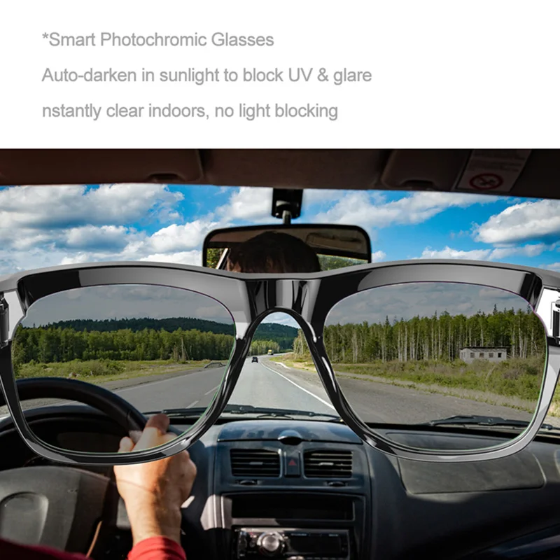 2026 New 6K HD Color Changing AI Smart Glasses Chat GPT 100MP Camera Bluetooth Call Voice Assistant Control Motorcycle Goggles
