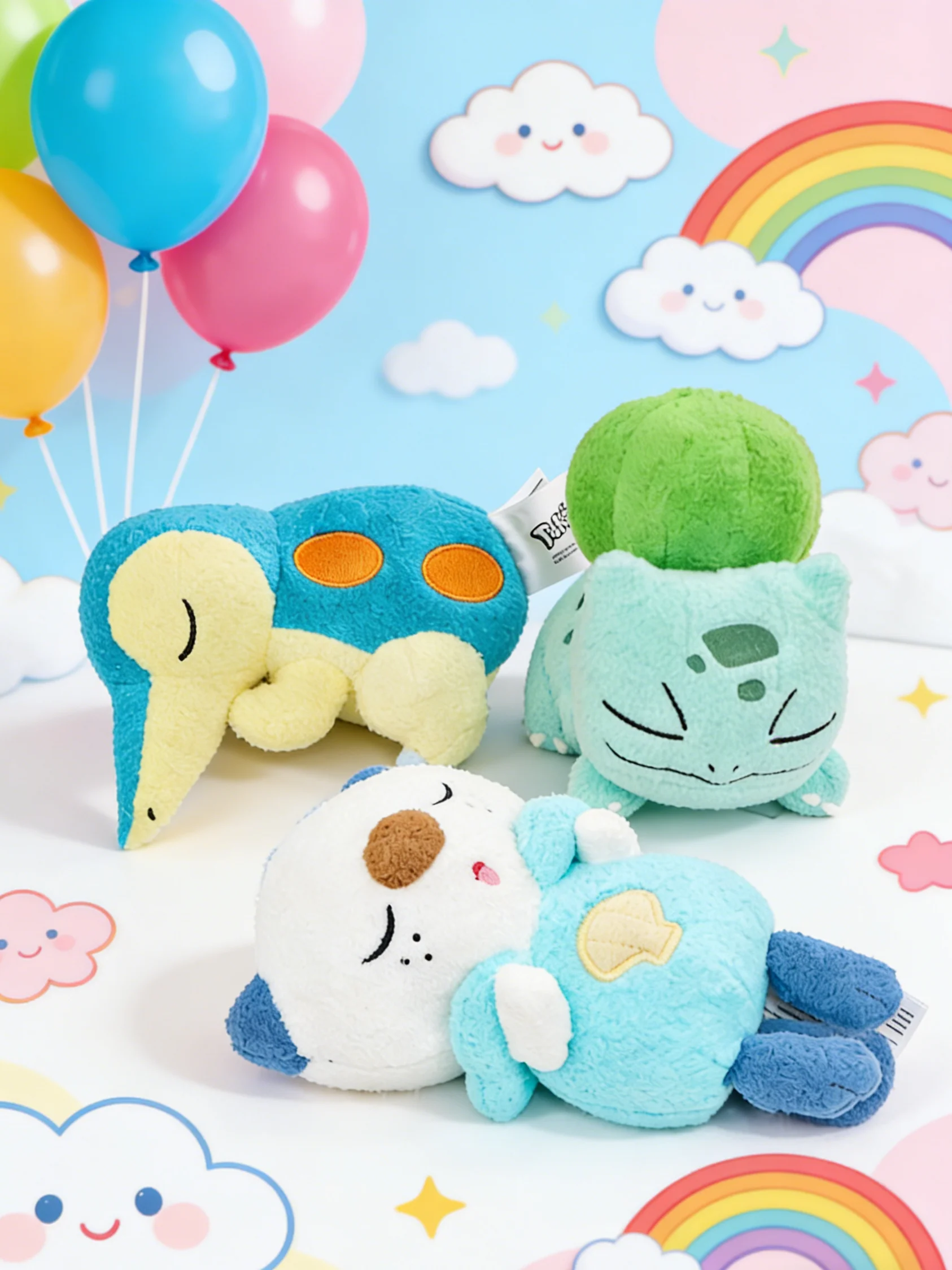 Oshawott Caterpie Gardevoir Oshawott Cyndaquil Plush Toys Cute Anime Stuffed Bulbasaur Pikachu Cartoon Peluche Doll Gfit 18-20CM