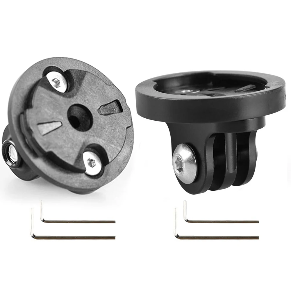 Bike Computer Holder Base Bicycle Camera Headlight Mount Adapter for Garmin Gopro Male/female Bracket Fixing Base Connector Seat