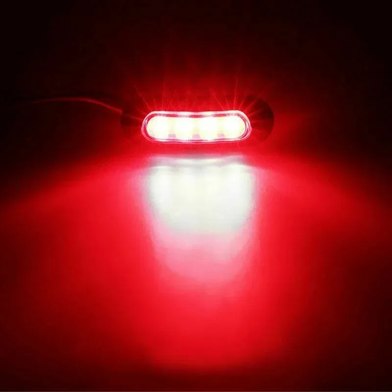  2Pcs Marine Navigation Lights Red Green LED Boat Navigation Light 12-24V Waterproof Sailing Signal Lamp Marine Yacht Light