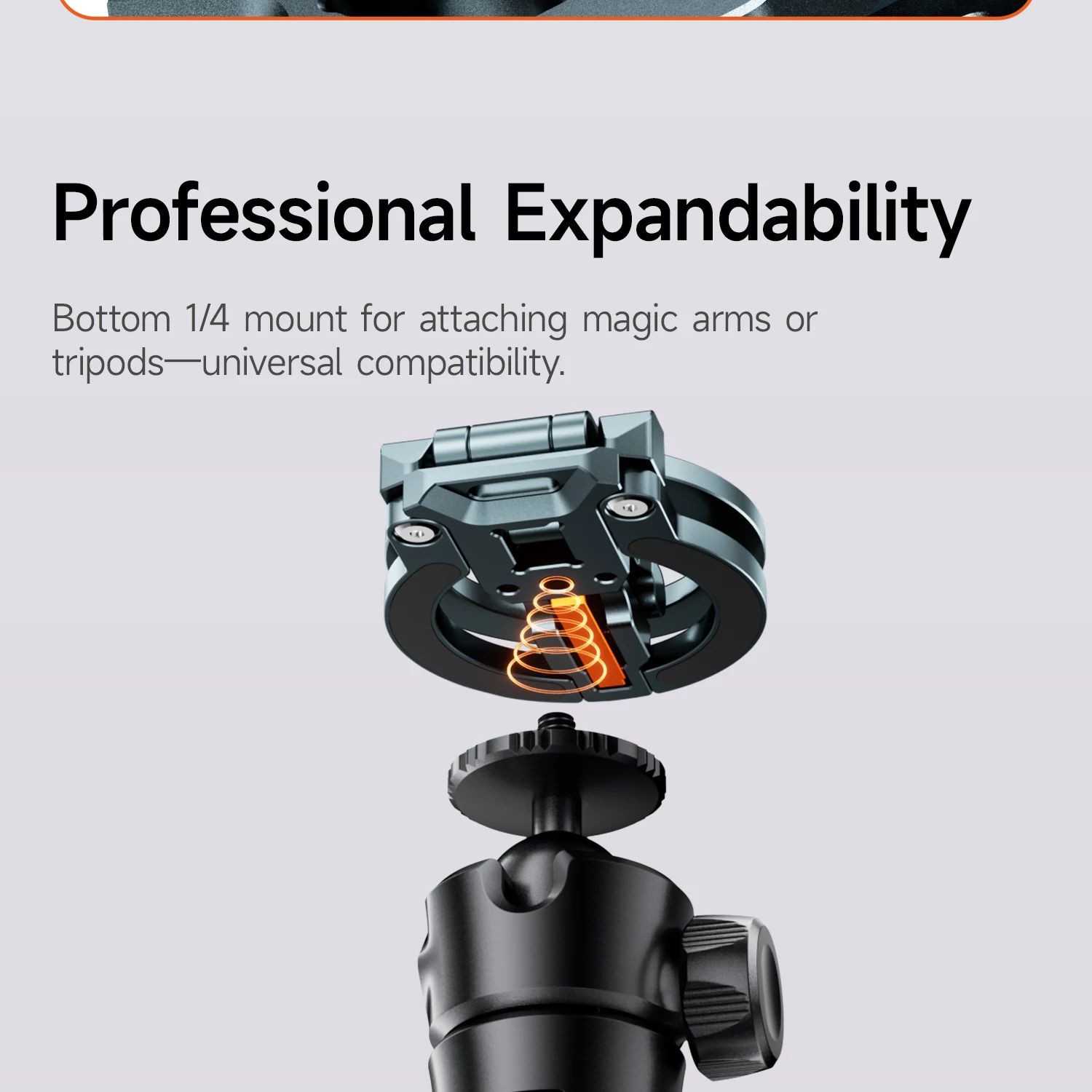 XILETU COBONE Dual-sided Magnetic Phone Stand|Slim Foldable Magsafe 1/4" Mount for iPhone 17-13 Vlog Travel Selfie Live Tripod