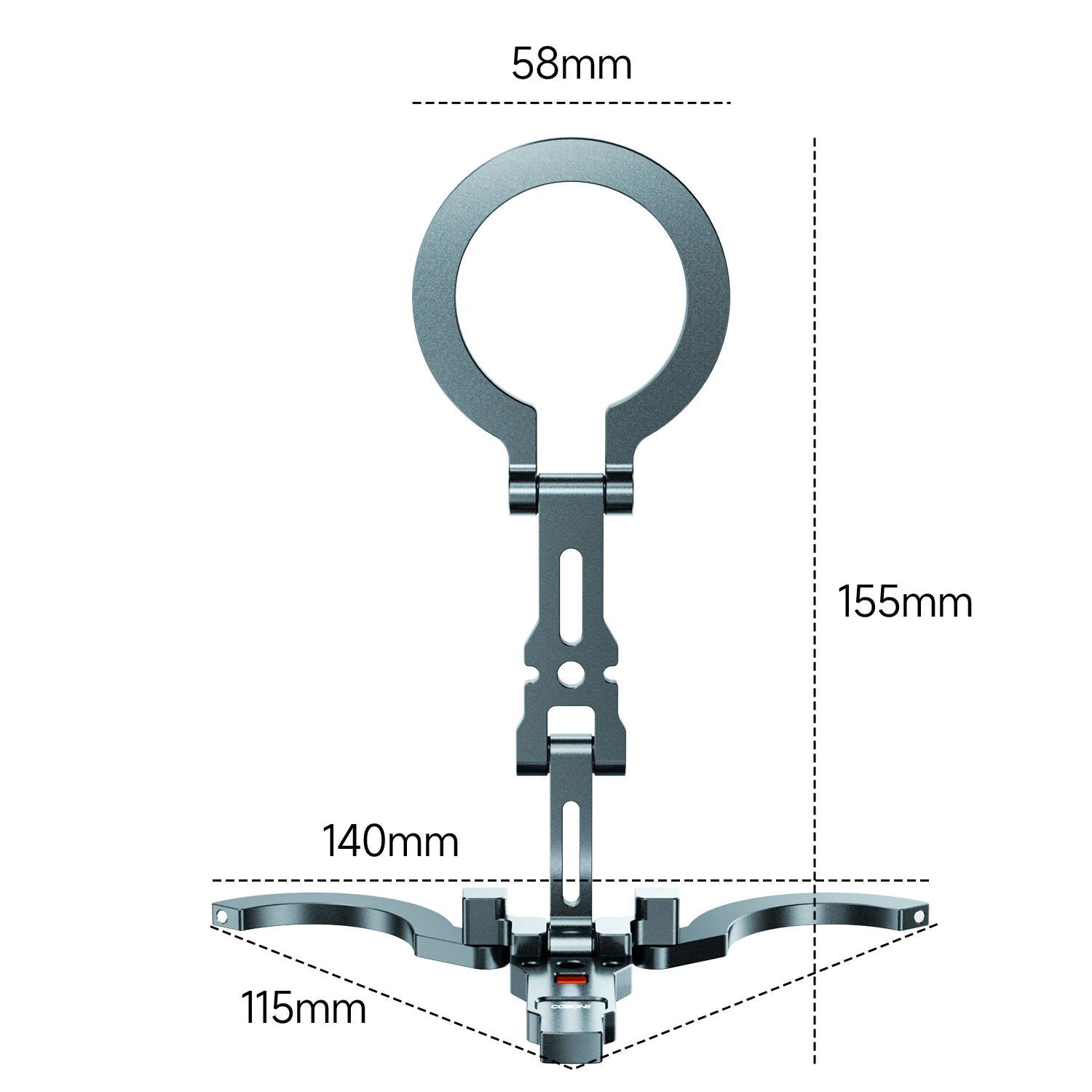 XILETU COBONE Dual-sided Magnetic Phone Stand|Slim Foldable Magsafe 1/4" Mount for iPhone 17-13 Vlog Travel Selfie Live Tripod