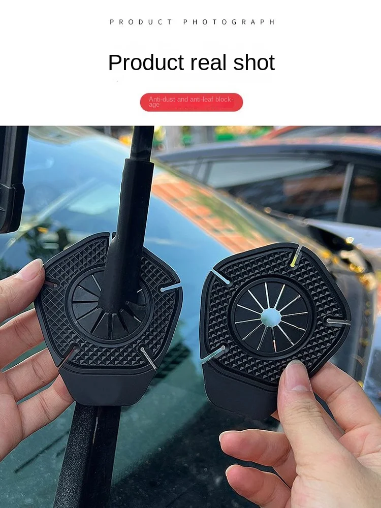 Car Windshield Wiper Hole Protective Cover Wiper Dustproof Bottom Sleeve Leaves Debris Prevention