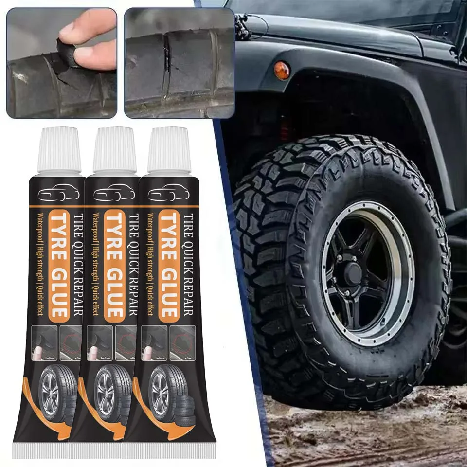 Powerful Quick-drying Rubber Glue For Tire Repair Wear-resistant Non-corrosive Rubber Adhesive Power Tire Repair Tool 2026