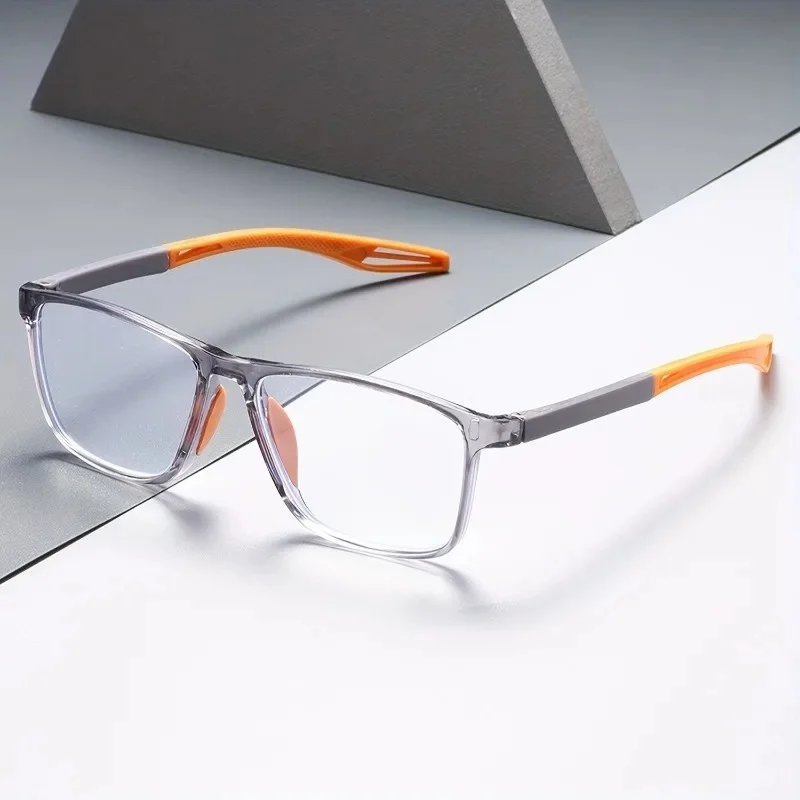 8pcs Super Value Rectangle Simple Sport Non-Slip Presbyopia Glasses - Multiple Pairs for Middle-Aged and Elderly Men and Women