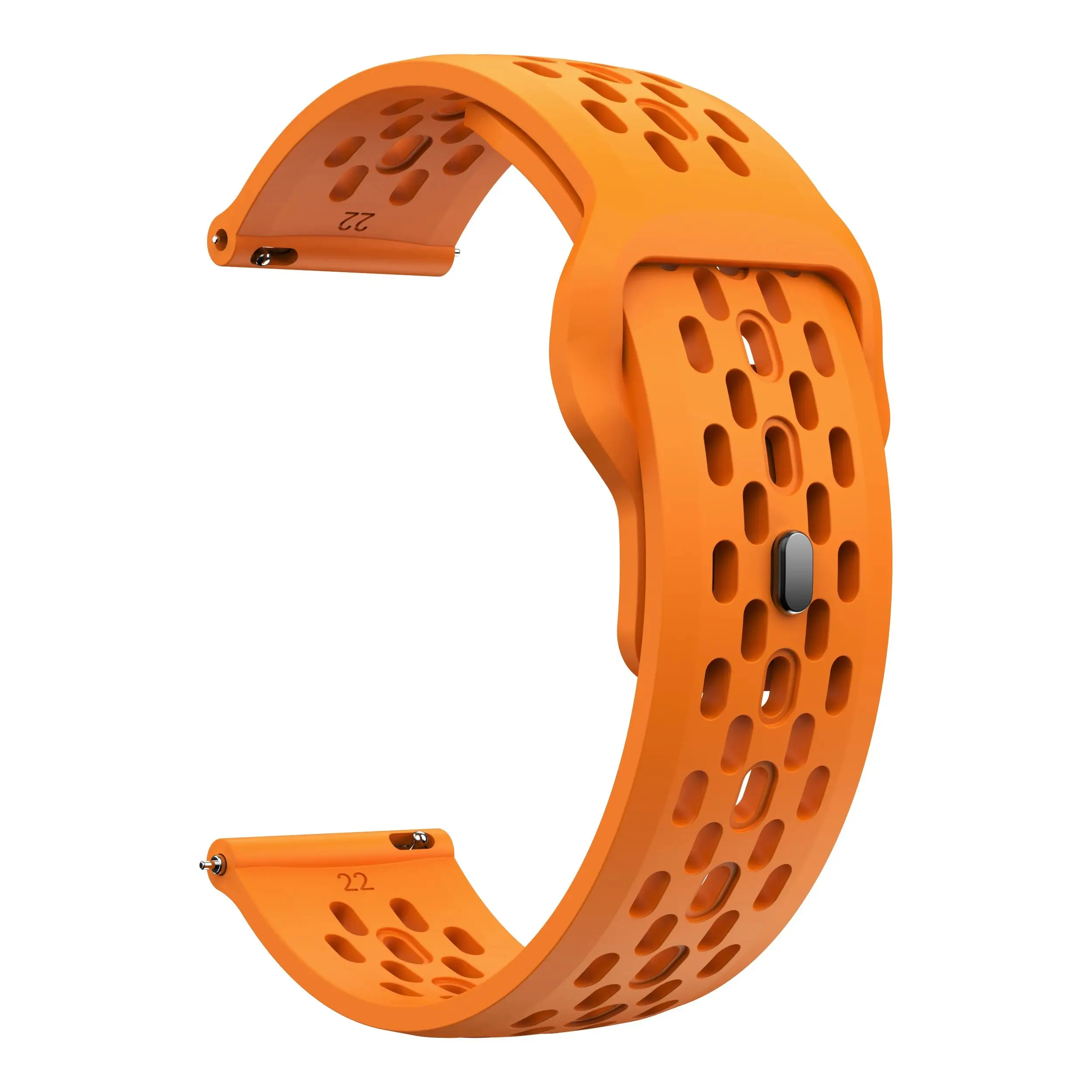 18mm 20mm 22mm Silicone Strap for Garmin Venu 4 3 3s Sq 2 Plus/Active 6/5 Breathable Bracelet for Garmin Forerunner 570/165/265S