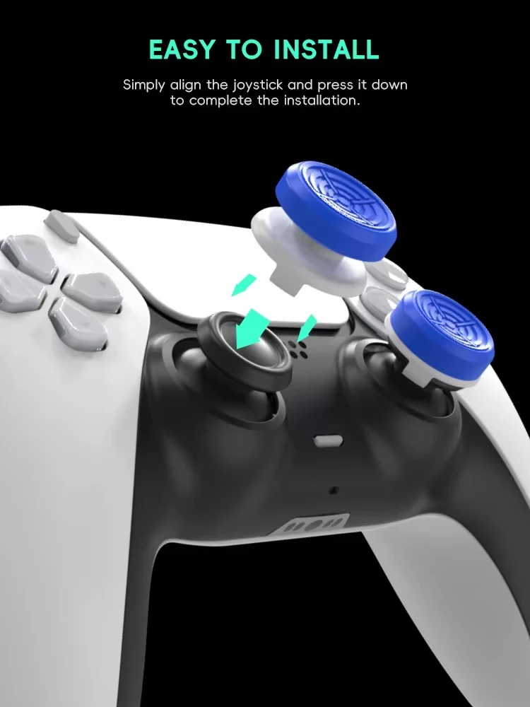 DATA FROG High-Rise Galaxy Thumb Grip Caps For PS4 Controller / For Xbox One Controller Analog Stick Joystick Cover FPS Gaming