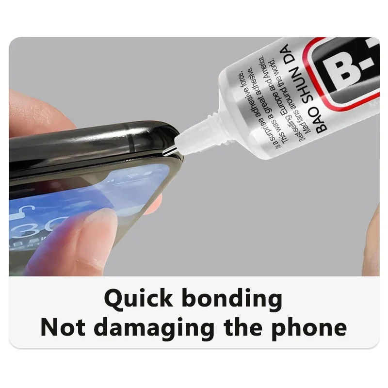 B7000 Mobile Phone Screen High-Strength Waterproof Adhesive With 9 in 1 Mobile Phone Repair Tools Disassemble Repair Set for Phone Screwdriver Combination Skid Multi Function Disassembly Kit .