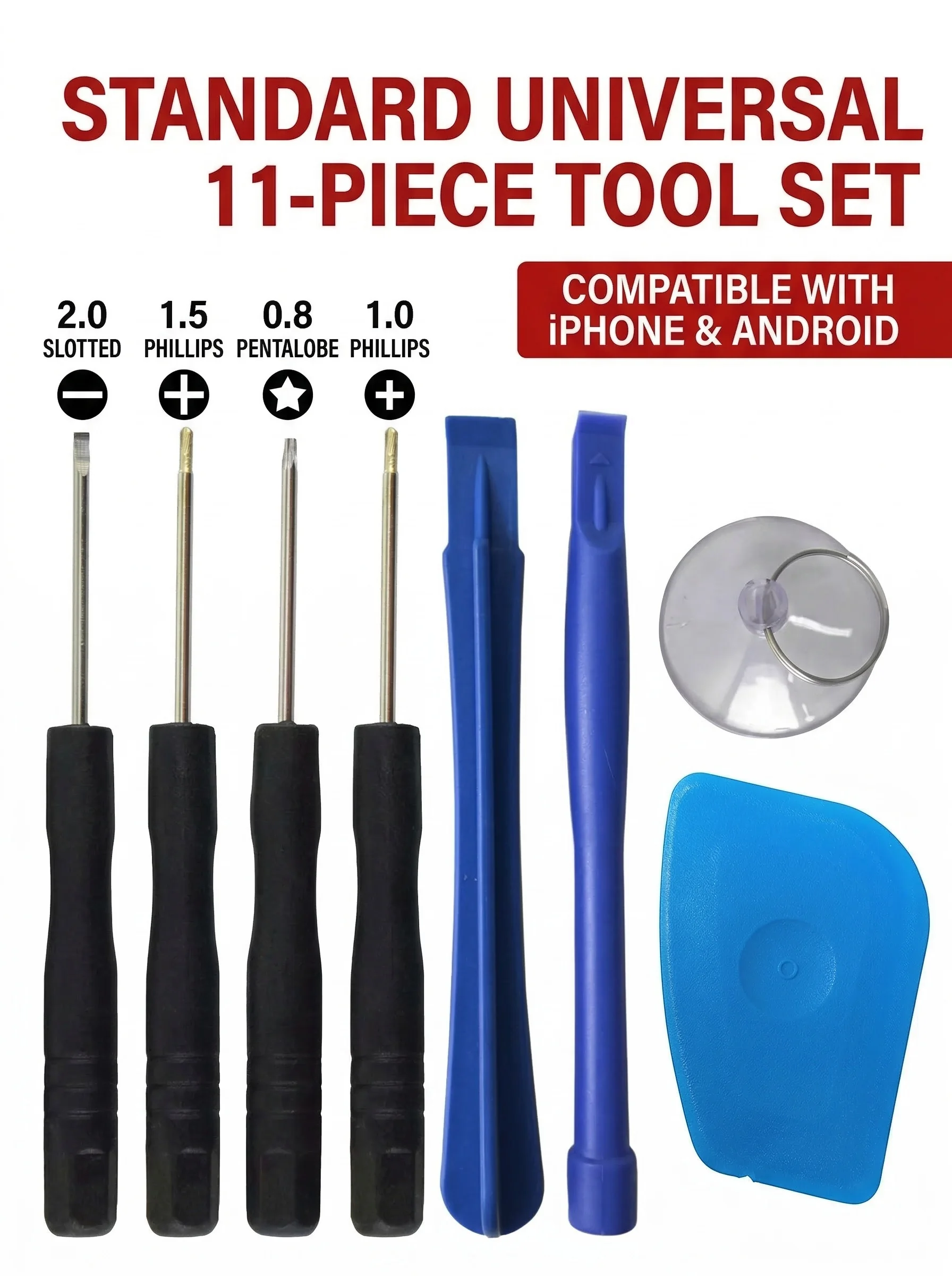 B7000 Mobile Phone Screen High-Strength Waterproof Adhesive With 9 in 1 Mobile Phone Repair Tools Disassemble Repair Set for Phone Screwdriver Combination Skid Multi Function Disassembly Kit .