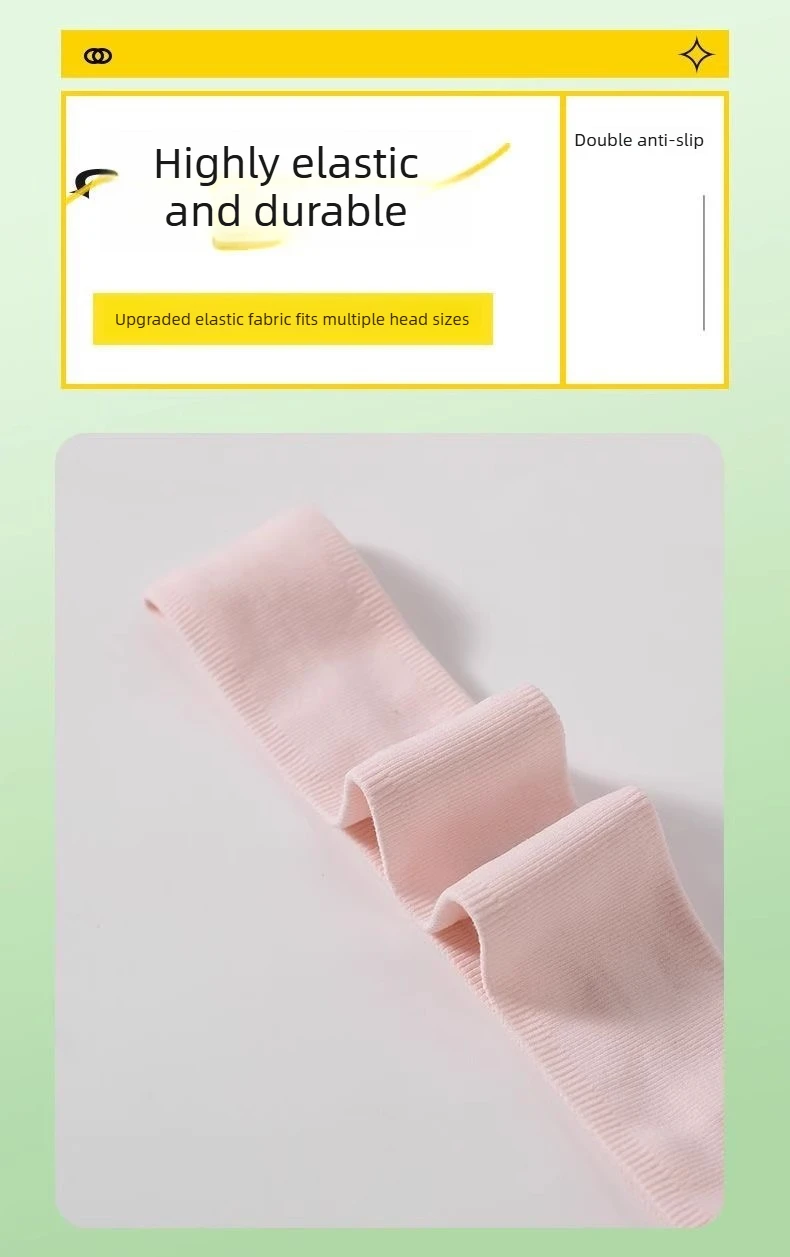 Outdoor Sports Yoga Fitness Running Men's Headband Women's Non-Slip Sweat-Absorbent Breathable Hairband for Training