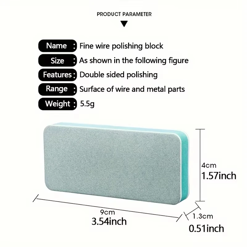 Miwayer 2/4 Pcs Double-Sided 1000 Grit Sanding Block for Guitar Fretboard Polishing Care - Fret Cleaning Tool