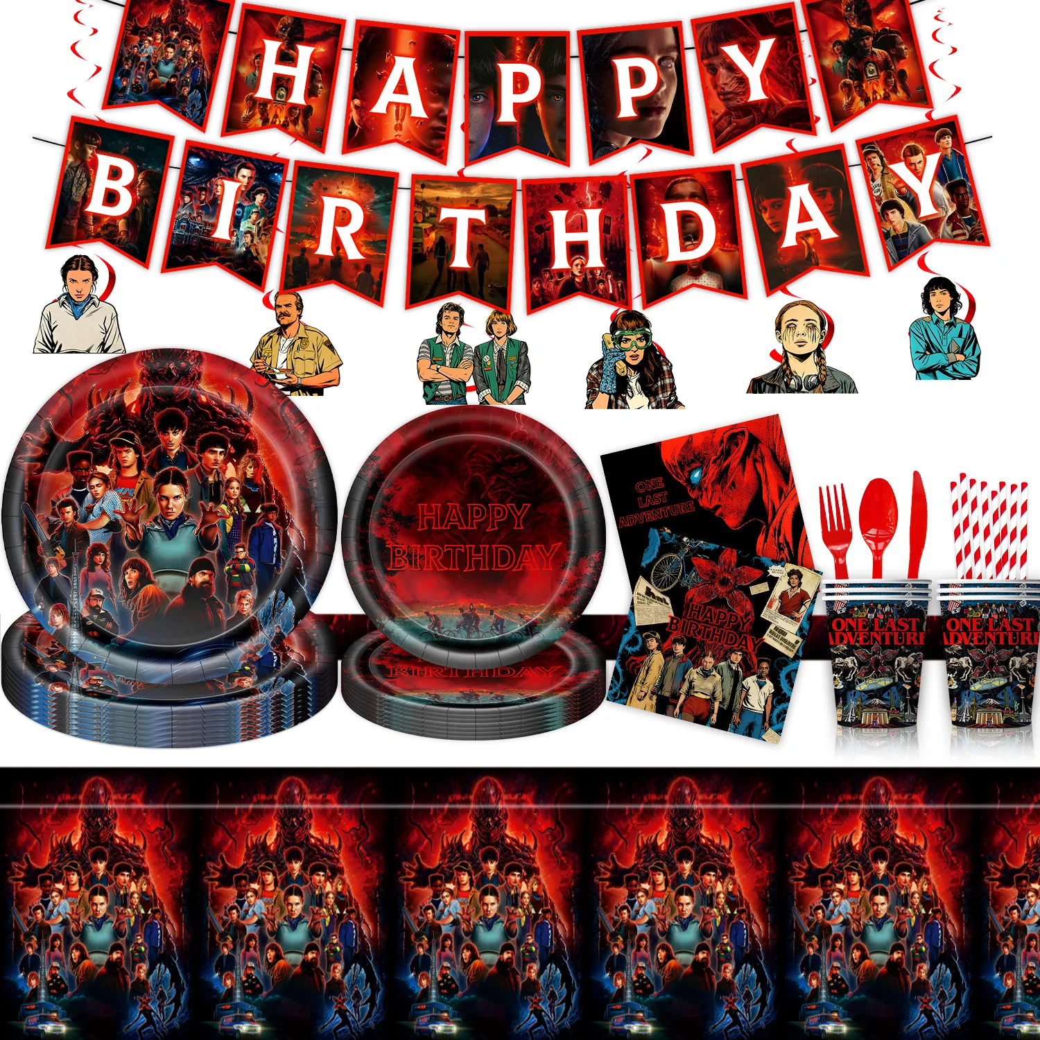 Hot Birthday Party Decorations Balloons Disposable Tableware Plates Napkins Kids Baby Shower Party Supplies