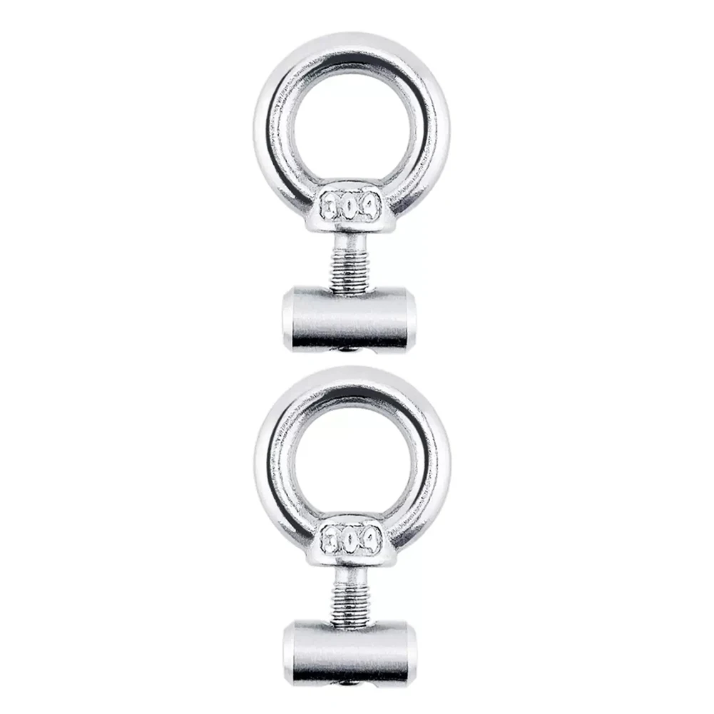2/4/10Pcs Awning Rail Stoppers Stops Motorhome Campervan Caravan Silver Stainless Steel M4 X 12mm X 6mm Diameter Camper RV Parts