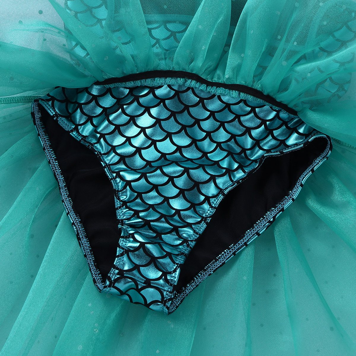 Kids Girls Ballerina Fairy Prom Party Costume Kids Sequined Mermaid Dance Dress Dancewear Gymnastic Leotard Ballet Tutu Dress
